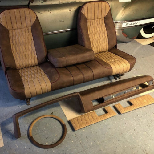 1981-1991 Chevy bench seat and dashboard-chevrolet oem parts