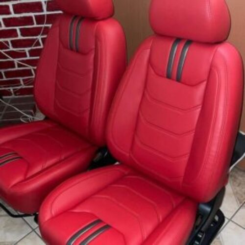 chevrolet parts 1995-2000 Chevy Red Bucket Seats-